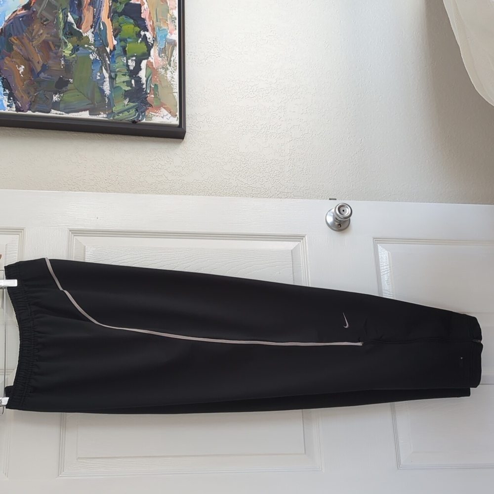 Nike, XL, dri fit, black, loose fitting sweatpants